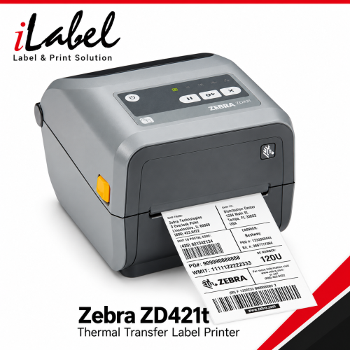 Zebra ZD421T 203 dpi Thermal Transfer Printer